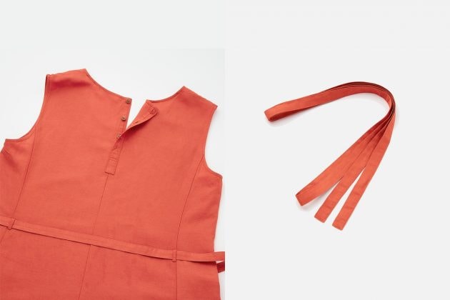 uniqlo linen a line dress summer 2021