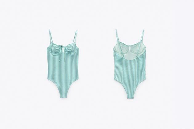 zara 2021 summer one-piece swimwear all 