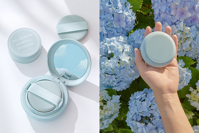 席捲日韓女生 IG 的薄荷綠小圓盒:Innisfree 把經典「控油蜜粉」變成了氣墊粉餅!