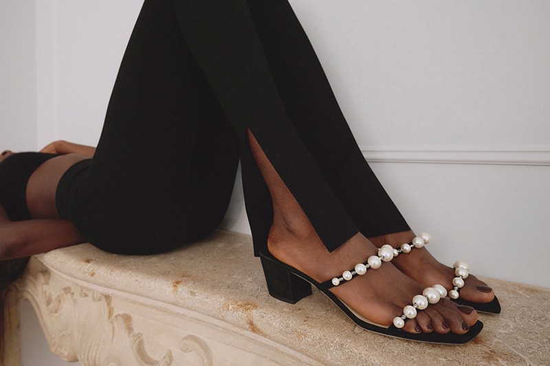 jimmy choo pearl shoes 2021 summer sandals ballet flats
