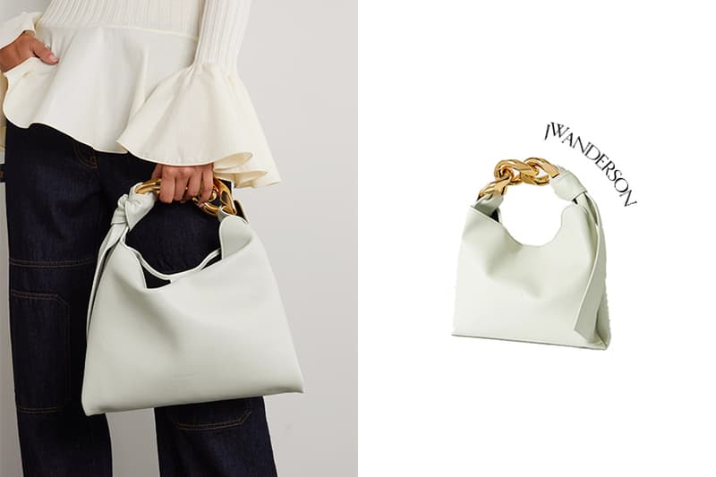 JW Anderson small Chain tote Bag Black White