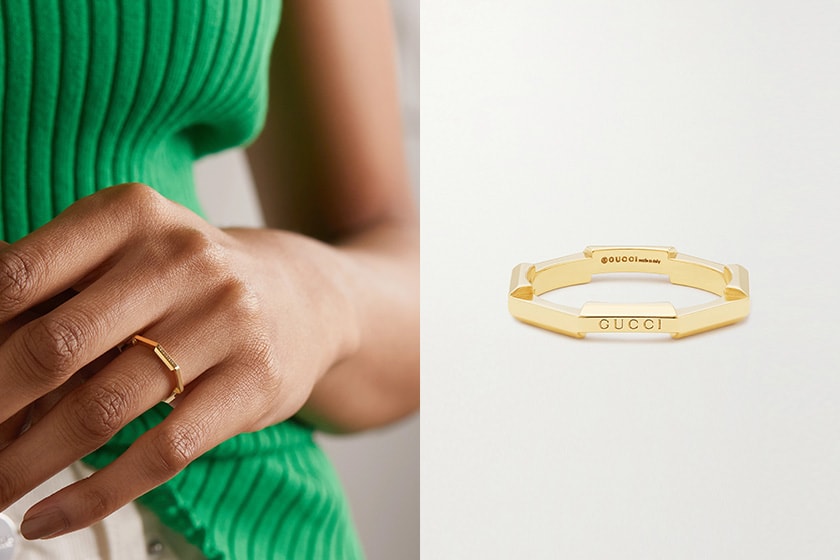 Gucci Link to Love Jewelry Gold Ring bracelet Necklace