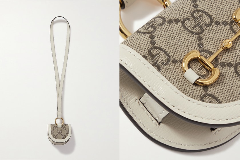Gucci Monogram canvas Horsebit 1955 Airpods Case