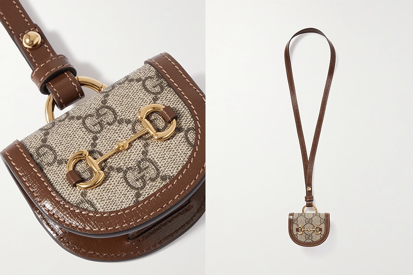 Gucci Monogram canvas Horsebit 1955 Airpods Case