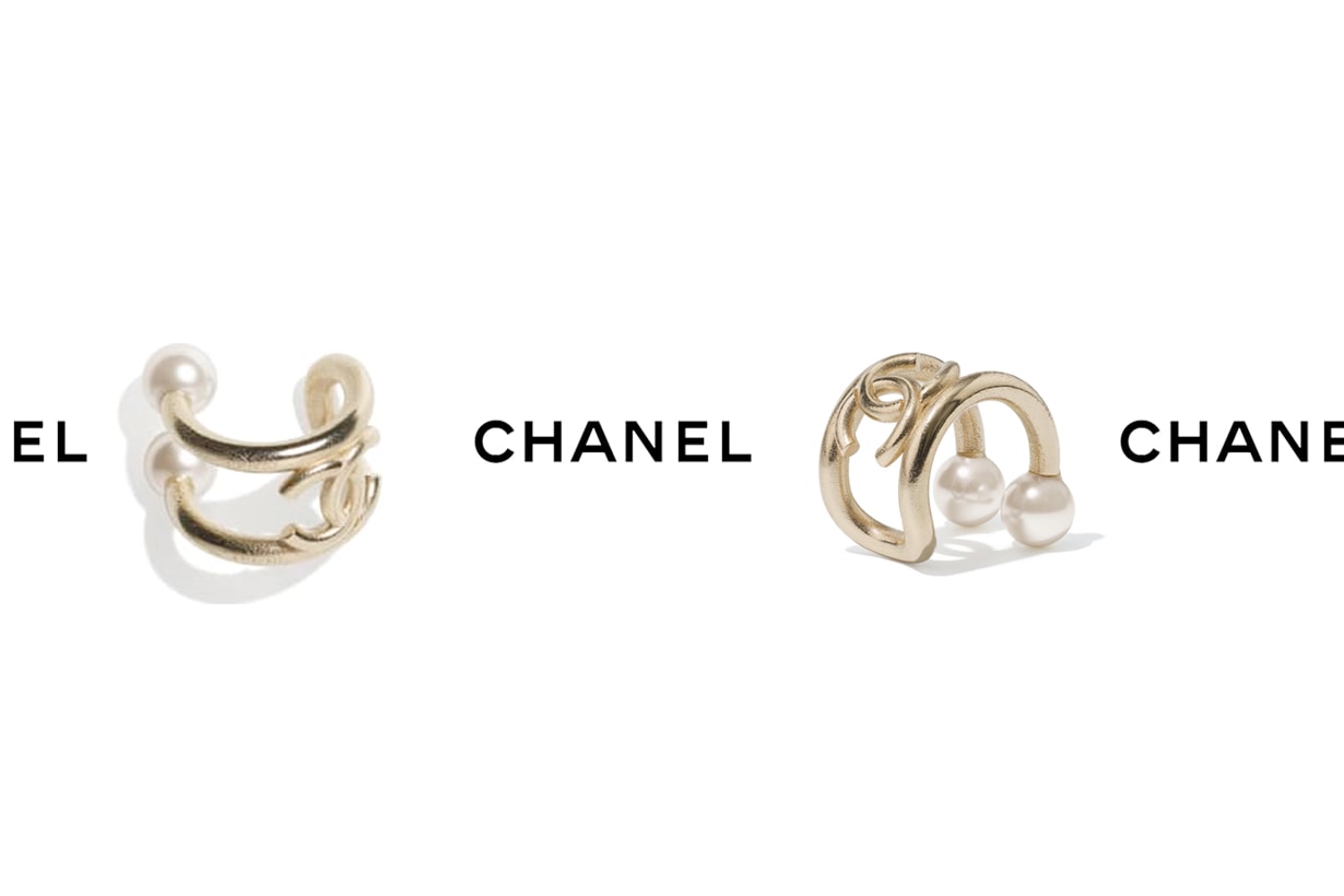 chanel ear cuff pearl earring jewelry 2021