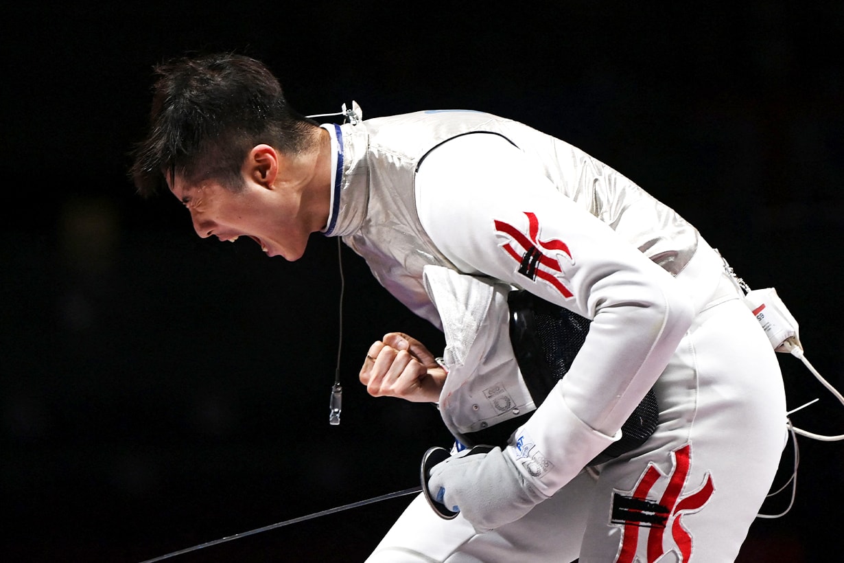 2020 Olympic Games Tokyo Olympics Cheung Ka Long Hong Kong Fencing Athlete Gold Medal Champion