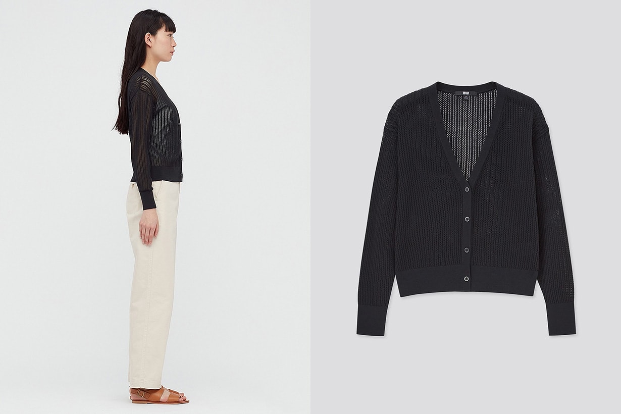 UNIQLO cotton short cardigan 2021ss fashion trend