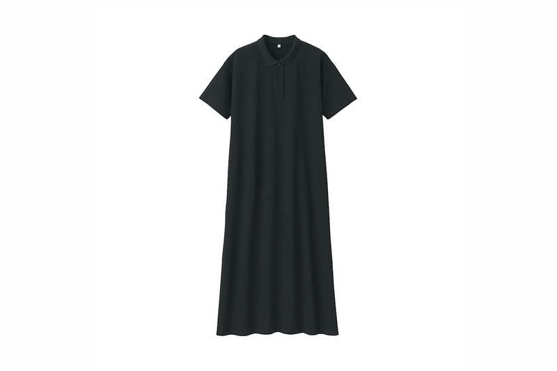 MUJI Organic Cotton Pique Polo Dress 2021ss