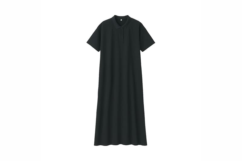 MUJI Organic Cotton Pique Polo Dress 2021ss