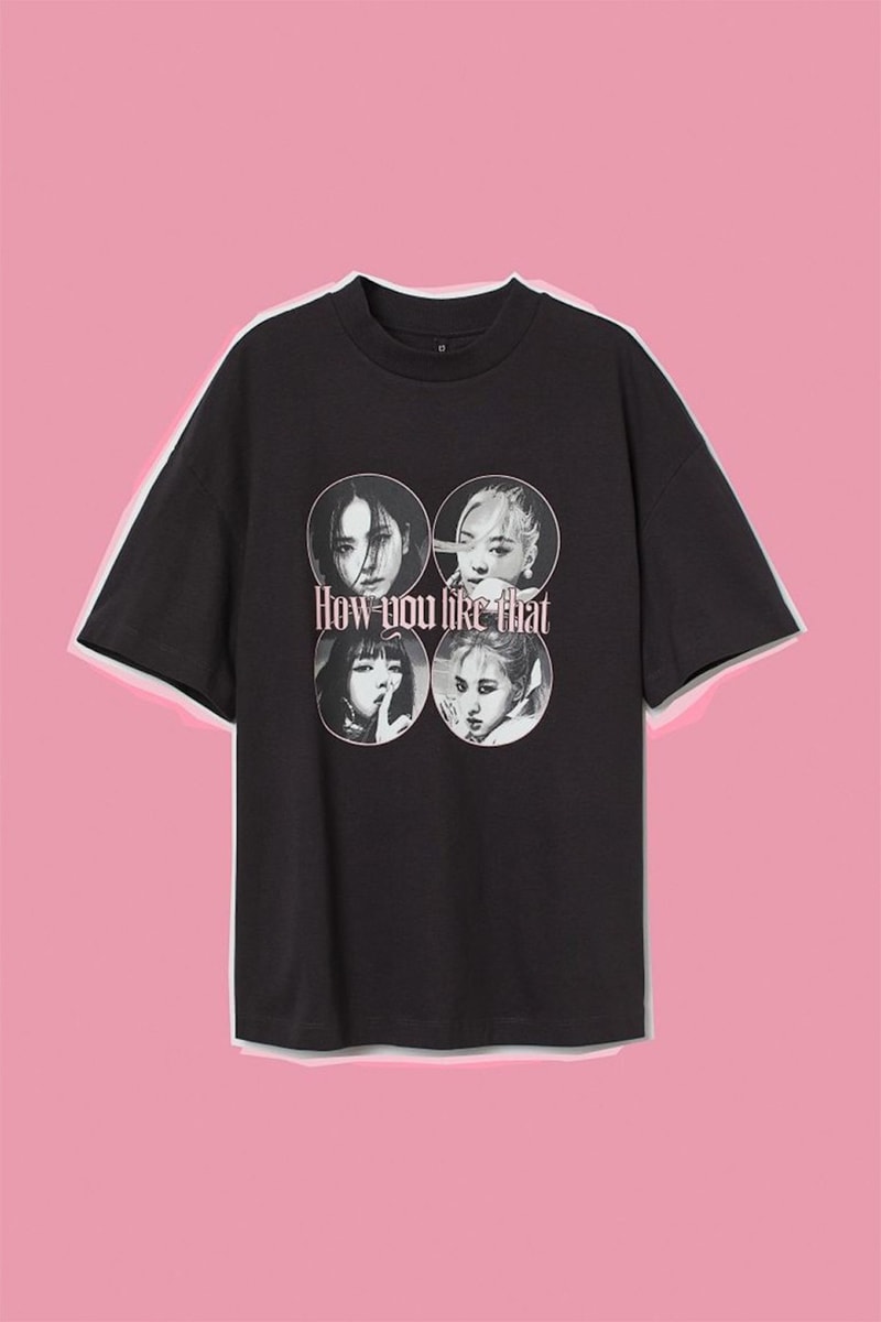 blackpink h&m collabration 2021 korea items where when release