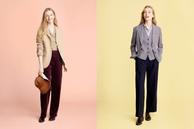 Inès de La Fressange uniqlo 2021 FW collection items