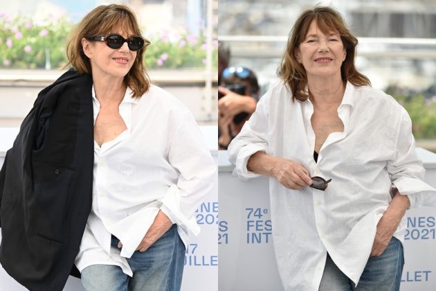 jance birkin cannes white shirts converse jeans 2021