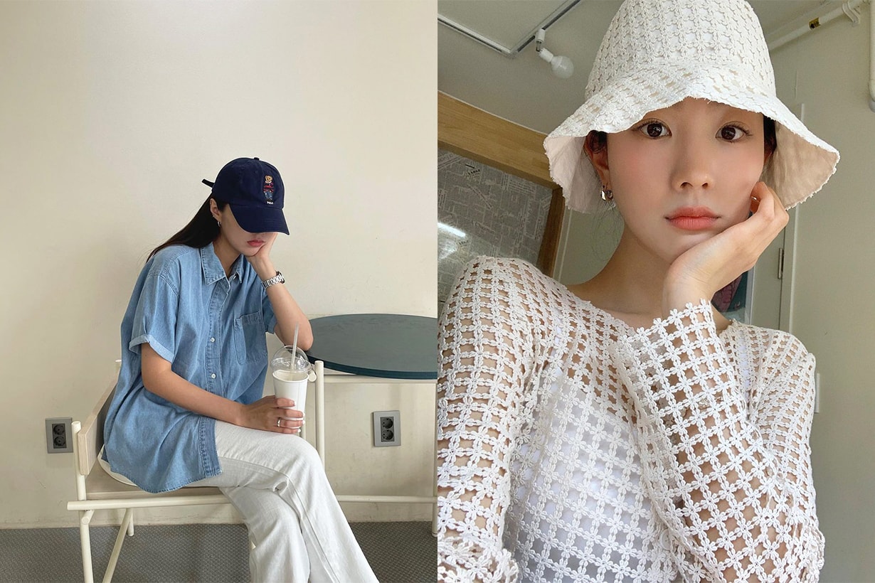 Korean hat outfit ideas