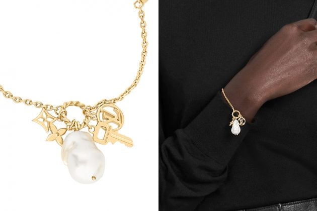 louis vuitton together monogram earrings bracelet necklace pearl