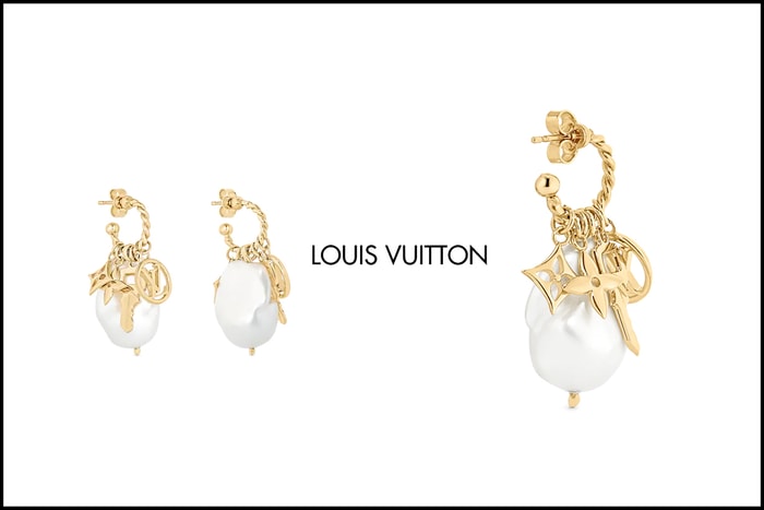 仙氣之作：Louis Vuitton 珍珠耳環，將老花圖案變成吊墜！