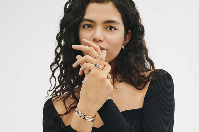 Pandora Signature bracelet rings earrings necklace