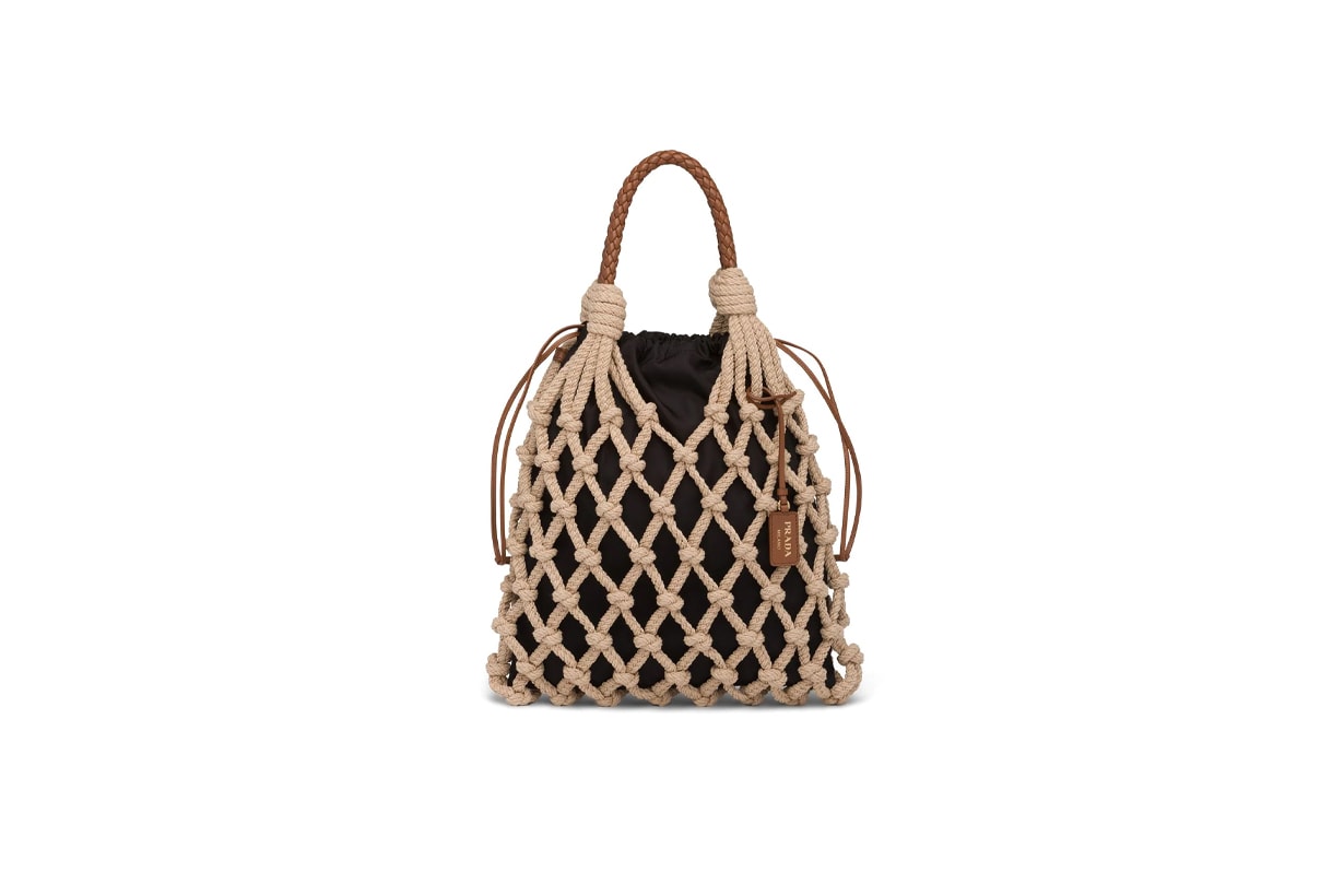 Prada knotted cord tote bag Handbags 2021 spring summer IT bag 2021