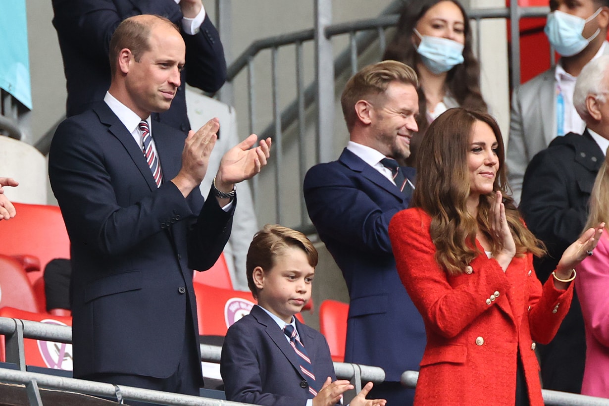 Prince George Prince William Kate Middleton UEFA European Football Championship British Royal Family Haters criticized