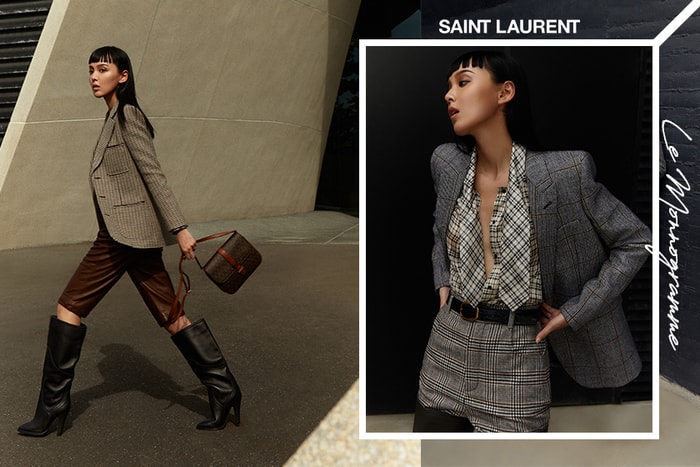 Saint Laurent 2021 秋冬系列復古登場：Kiwi 李函背上大熱 Le Monogramme 手袋，時尚地遊走每個角落！