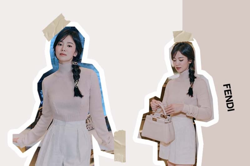 song hye kyo Fendi 2021 fw hairpin accessories