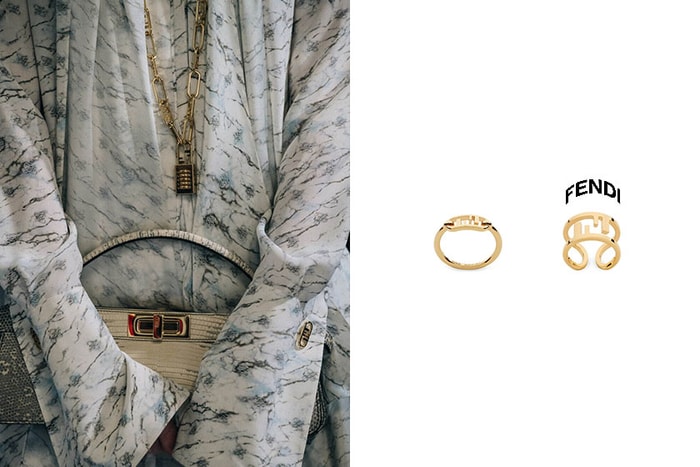 極簡 F 字母：Fendi 新上架戒指、耳環，時髦女生搶著收入飾品盒！