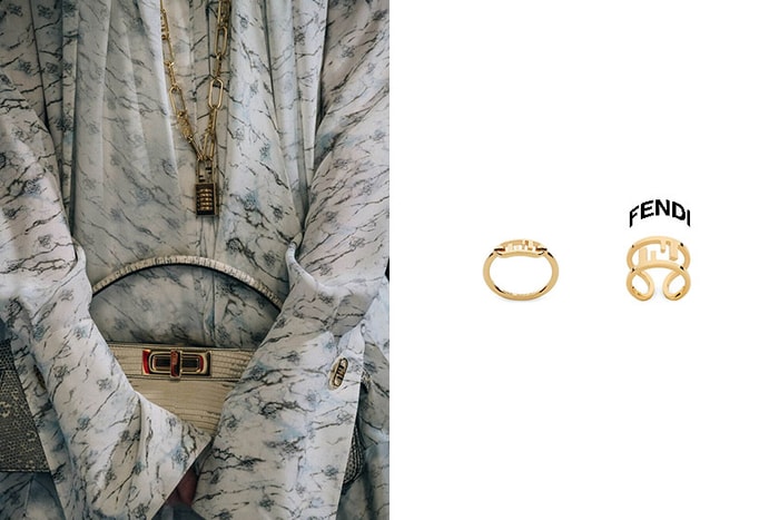 極簡 F 字母:Fendi 新上架戒指、耳環,時髦女生搶著收入飾品盒!