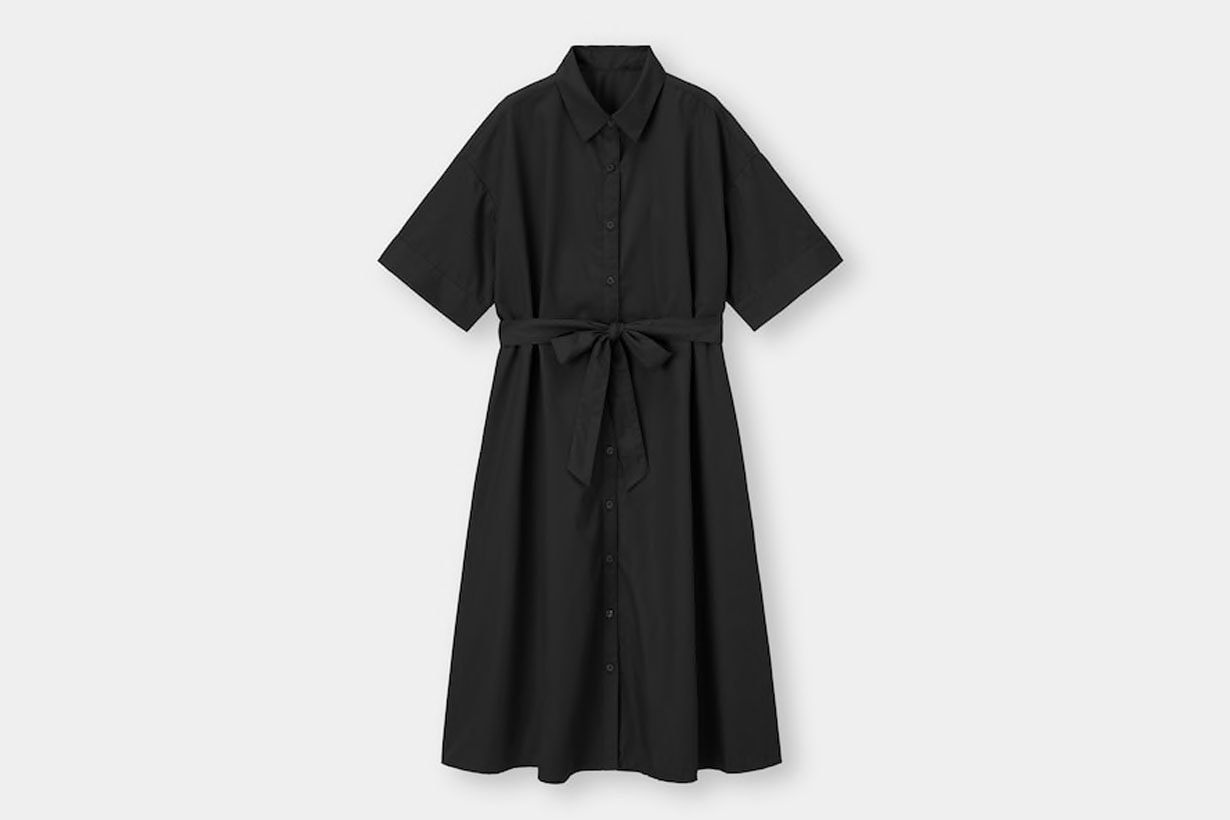 GU 5-quarter sleeve Shirt dress 2021ss