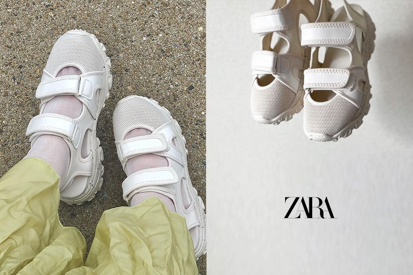 ZARA TECHNICAL SANDALS shoes 2021