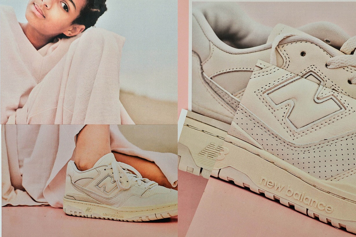 AURALEE x New Balance 550 sneakers shoes release info 2021
