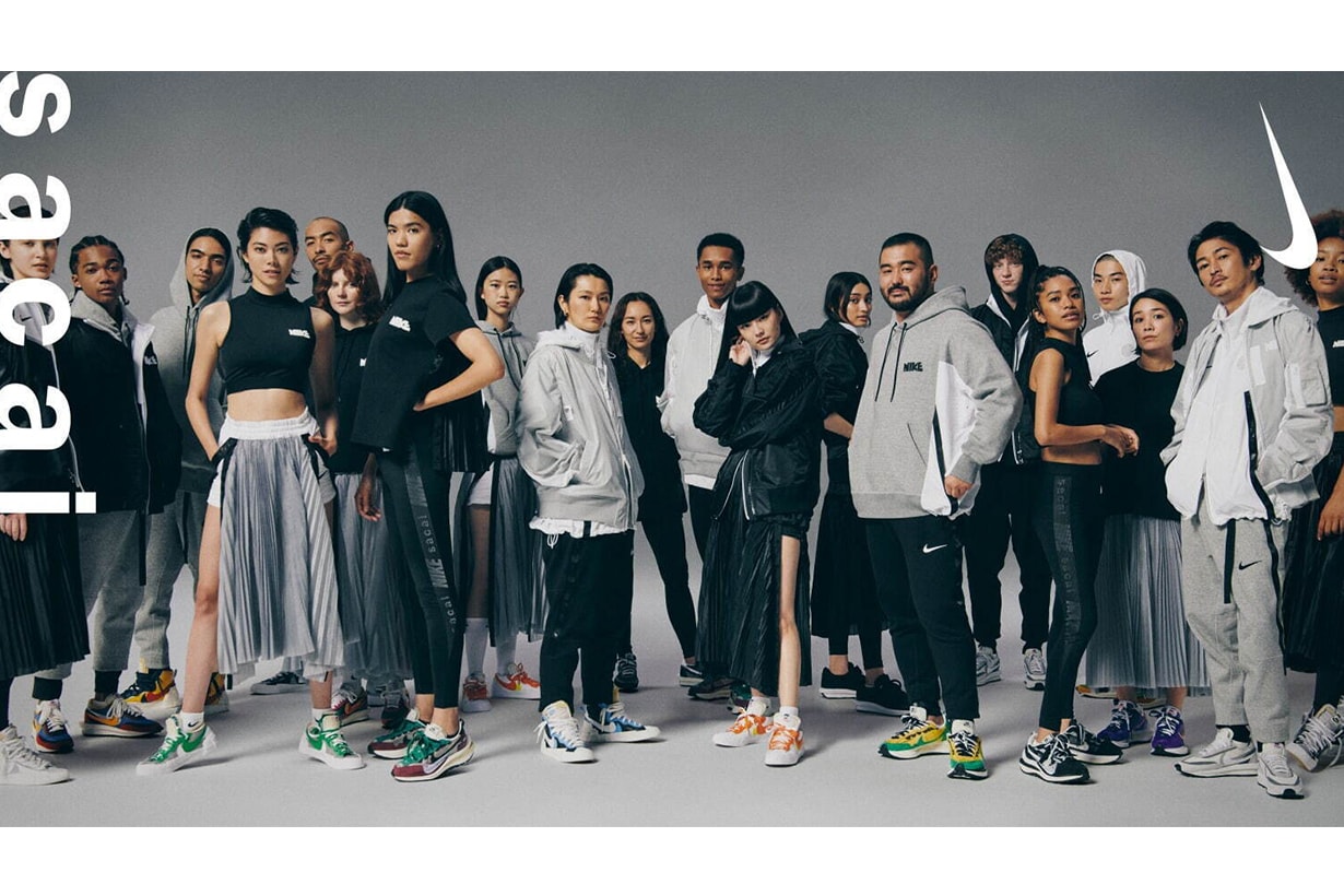 Nike x Sacai 2021 campaign Akimoto Kozue Hikari Yosuke Kubozuka