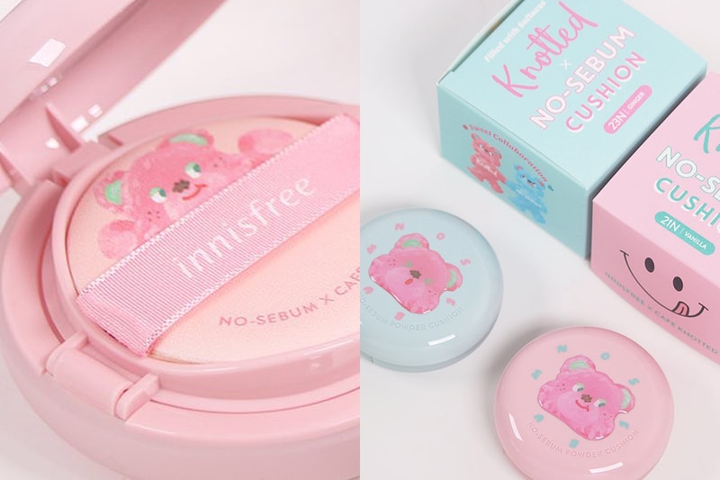 Cafe Knotted x innisfree no sebum Cushion Foundation