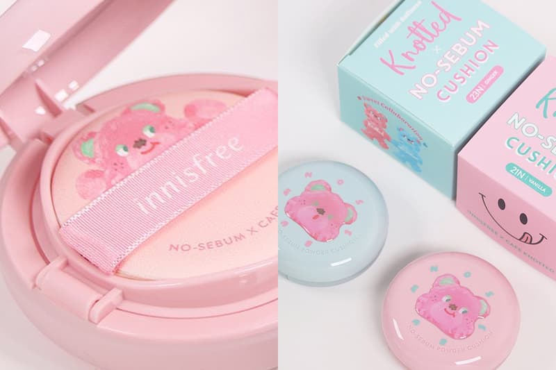 Cafe Knotted x innisfree no sebum Cushion Foundation