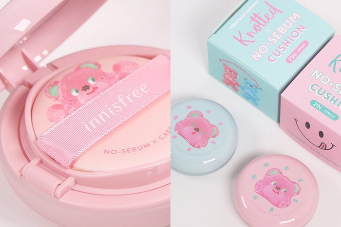 innisfree 聯名韓國人氣 Cafe Knotted 氣墊登場,可愛的讓你難以招架!