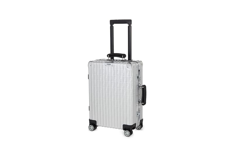 Fendi x Rimowa collaboration classic cabin suitcase luggage