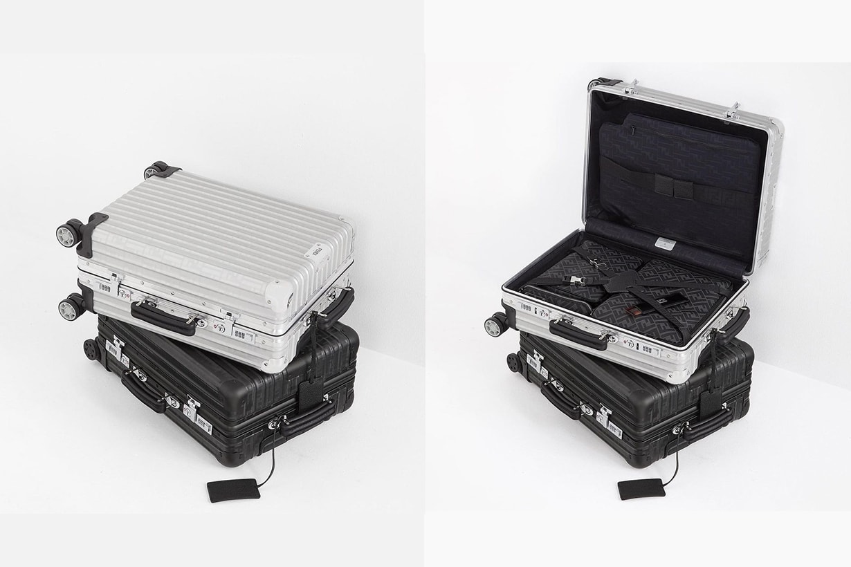 Fendi x Rimowa collaboration classic cabin suitcase luggage