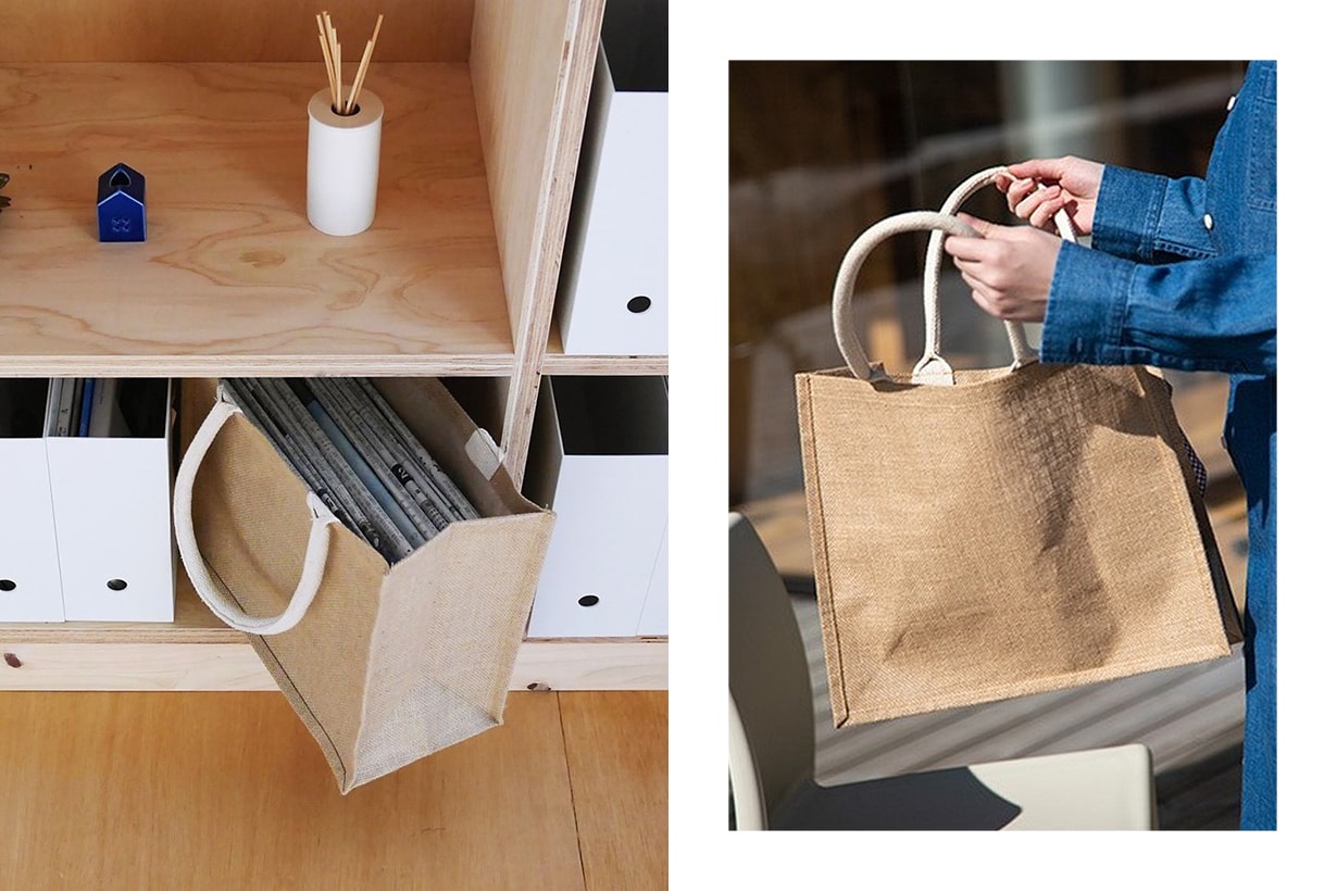 MUJI Jute Bag Home storage ideas