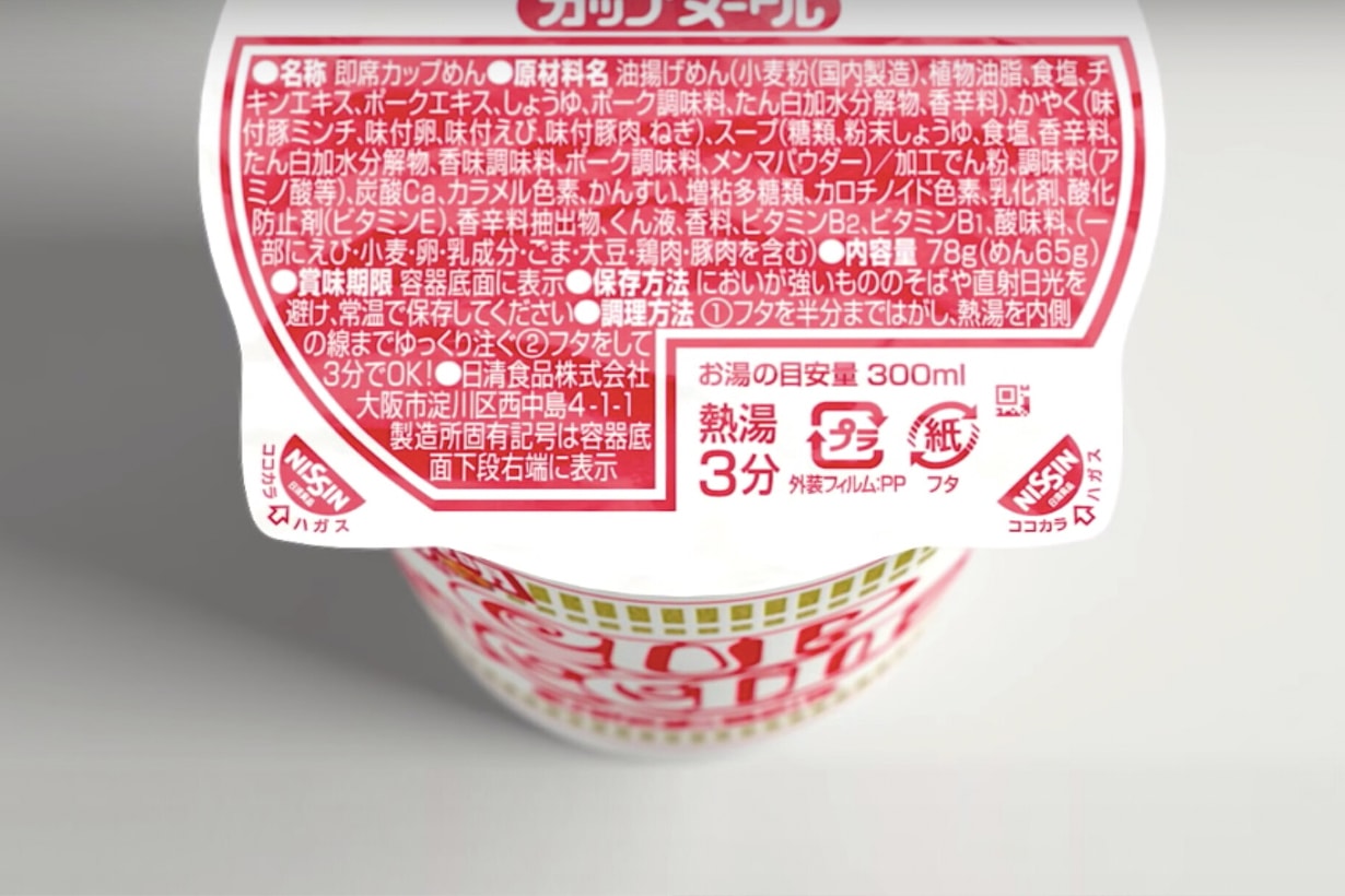 Nissin Cup Noodle Cat DO IT NOW New Design