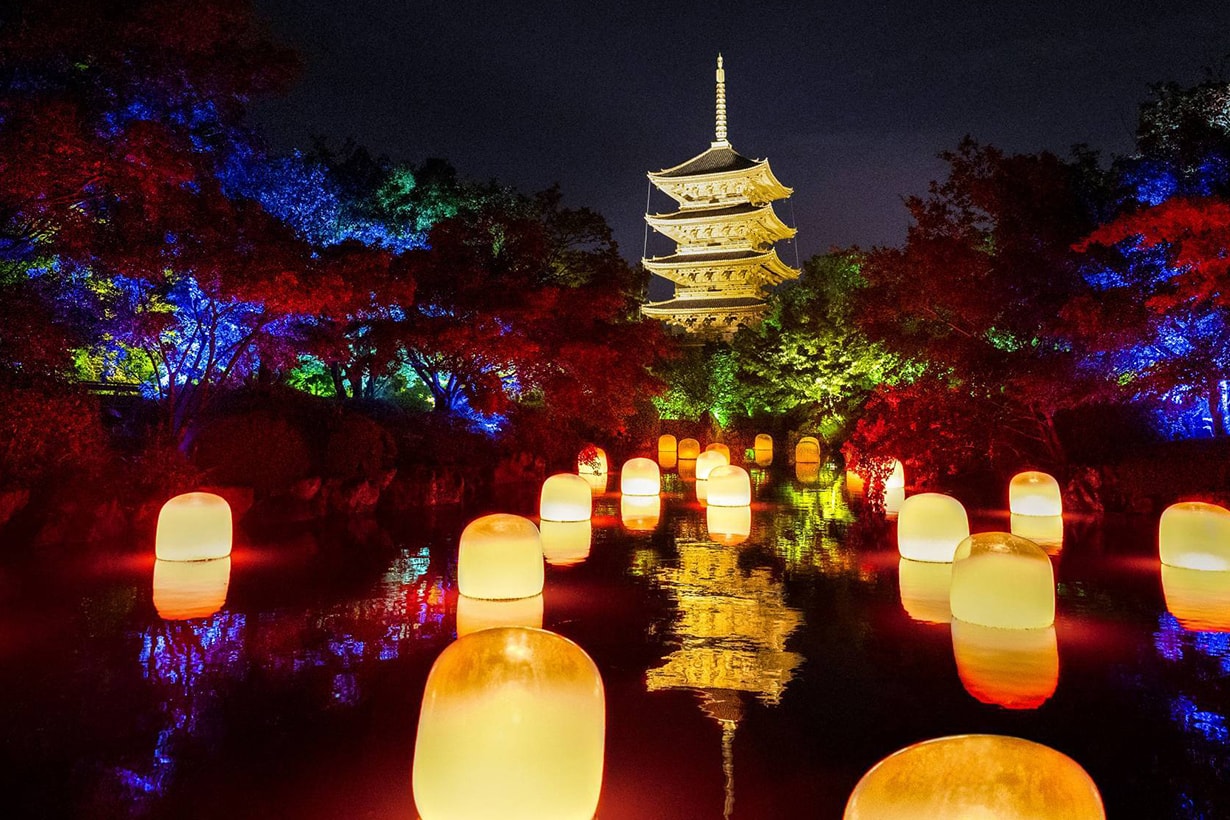 teamLab Digitized World Heritage Site of Toji TOKIO INKARAMI