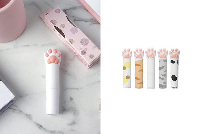 可以捏的療癒肉球!有多種花色的「貓掌潤唇膏」讓女生們都招架不住!