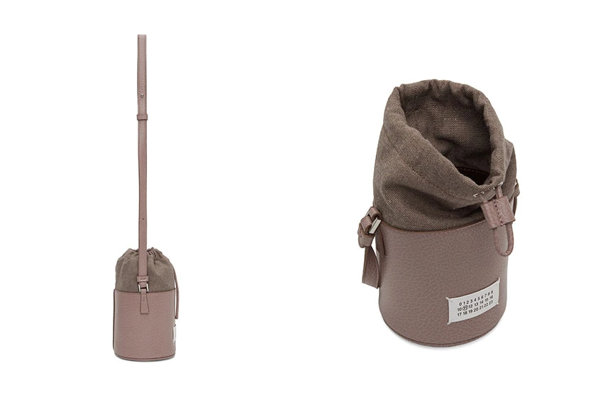 Maison Margiela Taupe Mini 5AC Bucket Bag