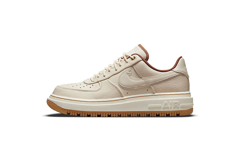 Nike Air Force 1 Luxe Pecan Black Gum Sneakers