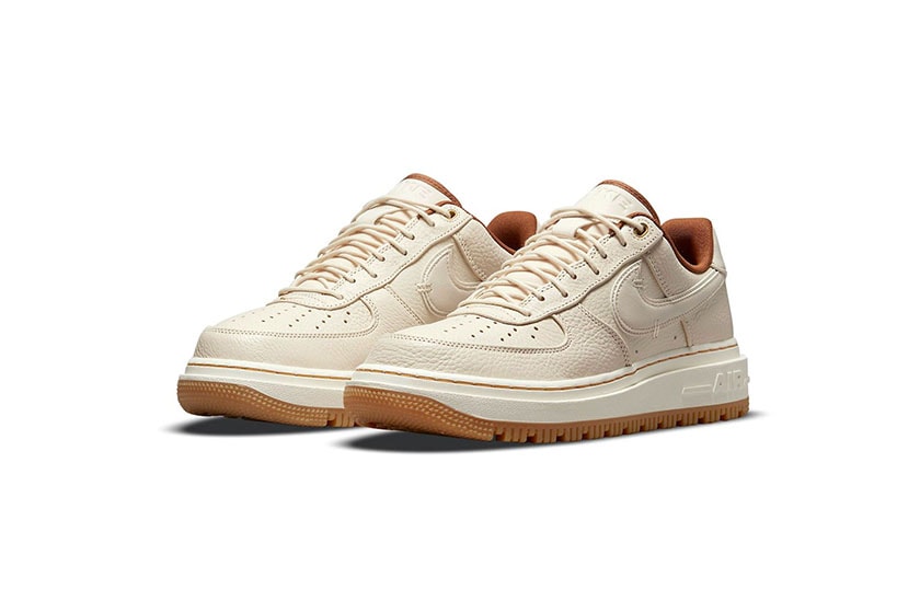 Nike Air Force 1 Luxe Pecan Black Gum Sneakers