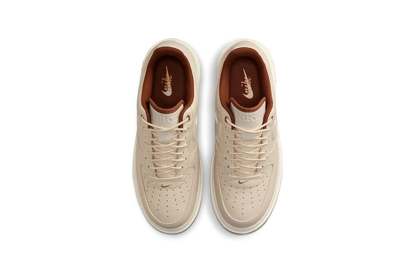 Nike Air Force 1 Luxe Pecan Black Gum Sneakers