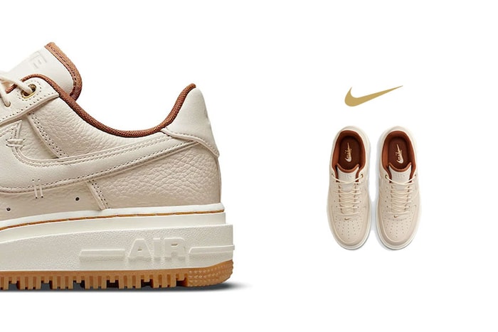 不只視覺增高,Nike 新上架這雙奶茶色 Air Force 1 還有滿滿細節!