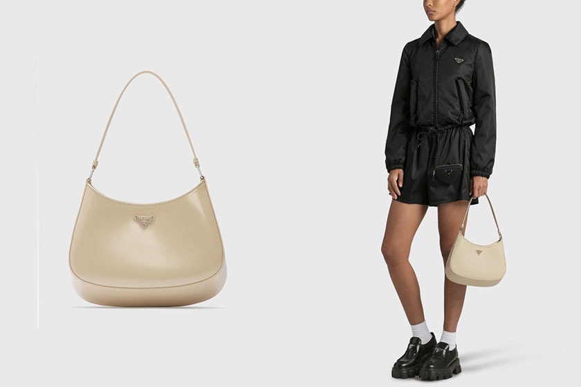White Handbags Outfit Idea Loewe Jil Sander Burberry Prada