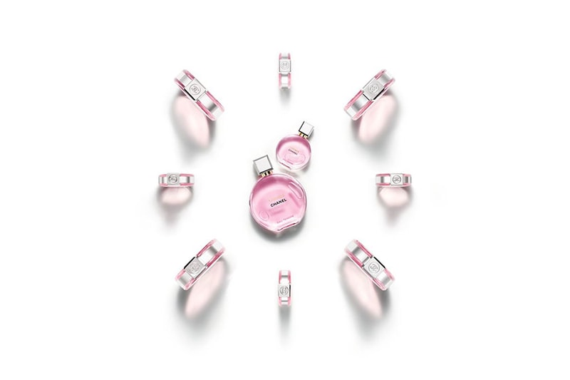 Chanel Chance Pink scented bath tablets Hair Oil