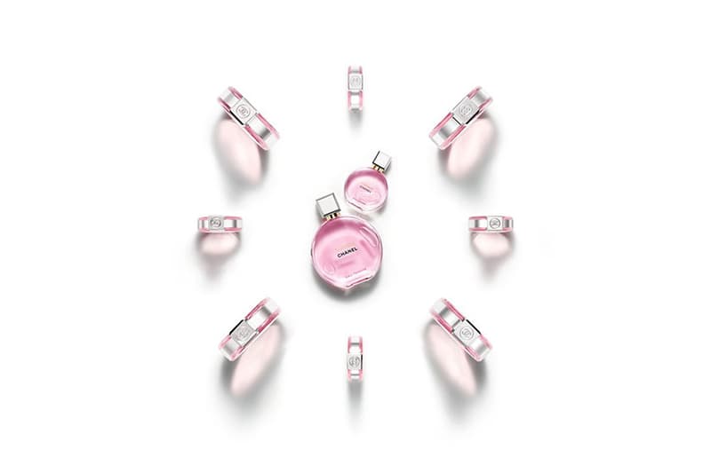 Chanel Chance Pink scented bath tablets Hair Oil