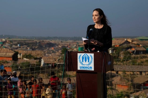angelina jolie instagram afghanistan refugee un envoy
