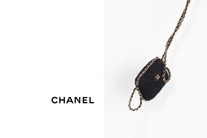chanel clutch is sized to just hold your airpods accessories handbags 2021