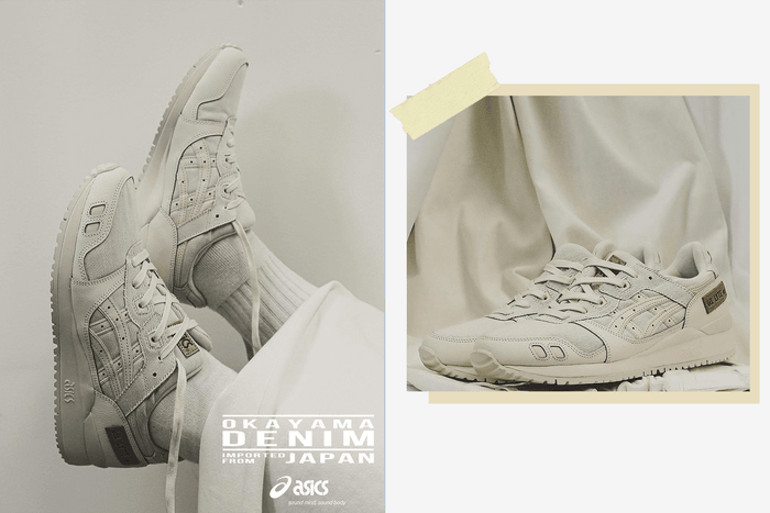 白色牛仔布帶來的文藝感:ASICS X OKAYAMA DENIM 復古球鞋令人心動!